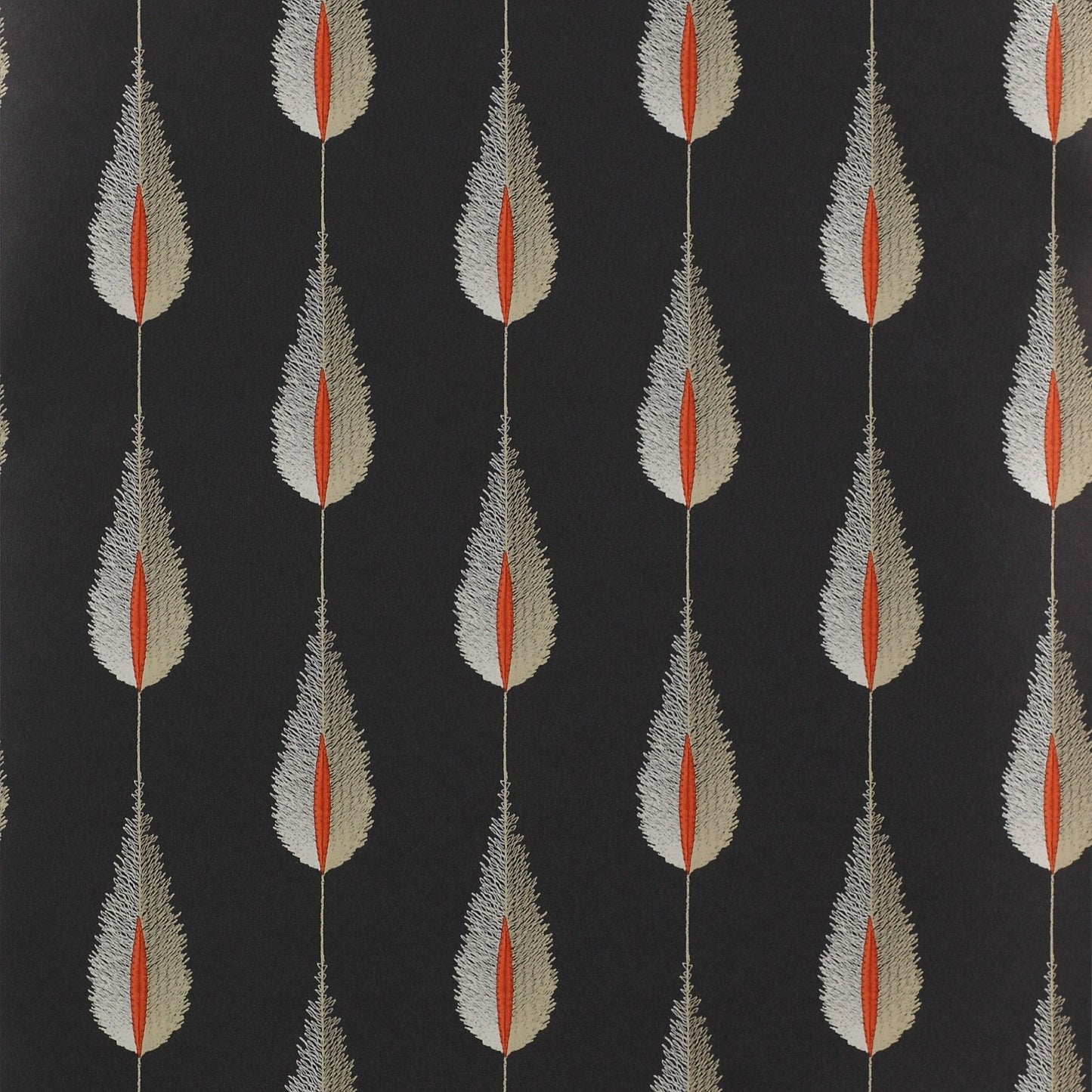 Plato Wallpaper - Black - J156W - 05 - Jane Churchill