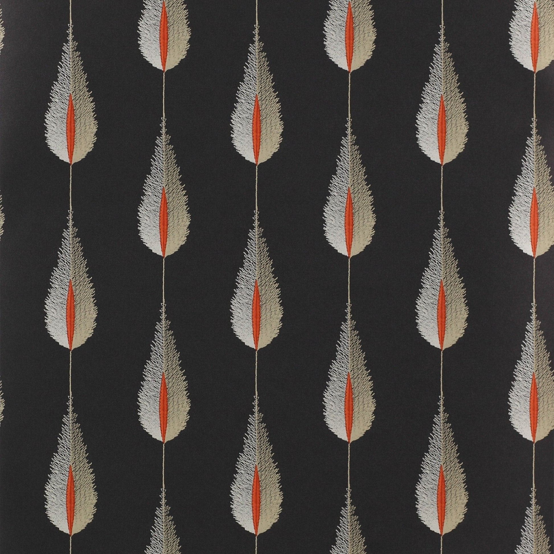 Plato Wallpaper - Black - J156W - 05 - Jane Churchill