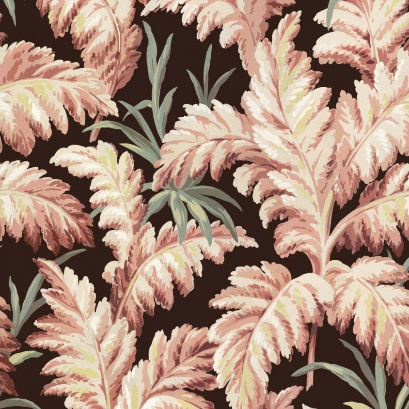 Pluma Wallpaper - Carob - House of Hackney - 1-WA-PLU-DI-CRB-XXX