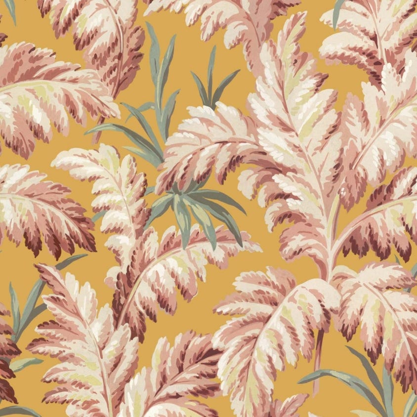 Pluma Wallpaper - Flaxen - House of Hackney - 1-WA-PLU-DI-FLX-XXX