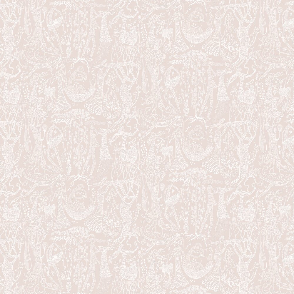 Poeme d´amour Wallpaper - Pale Pink - Boråstapeter - 1764 - Premier Wallcovering
