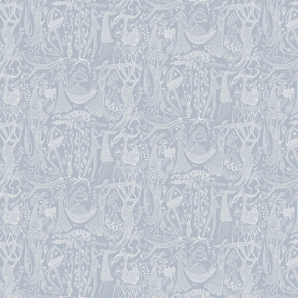 Poeme d´amour Wallpaper - Blue - Boråstapeter - 1765 - Premier Wallcovering