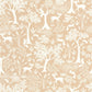 Poetic Forest Once Upon A Time Wallpaper - Beige Camel - Casadeco - 88262597 - Premier Wallcovering