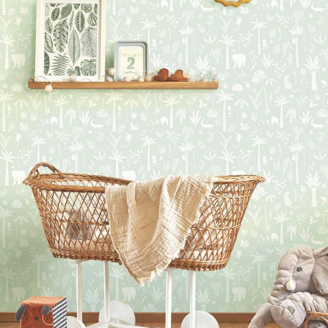 Poetic Jungle Once Upon A Time Wallpaper - Green - Casadeco - 200766202 - Premier Wallcovering