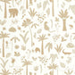 Poetic Jungle Once Upon A Time Wallpaper - Camel - Casadeco - 200762606 - Premier Wallcovering