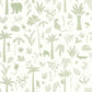 Poetic Jungle Once Upon A Time Wallpaper - Green/cream - Casadeco - 200767337 - Premier Wallcovering