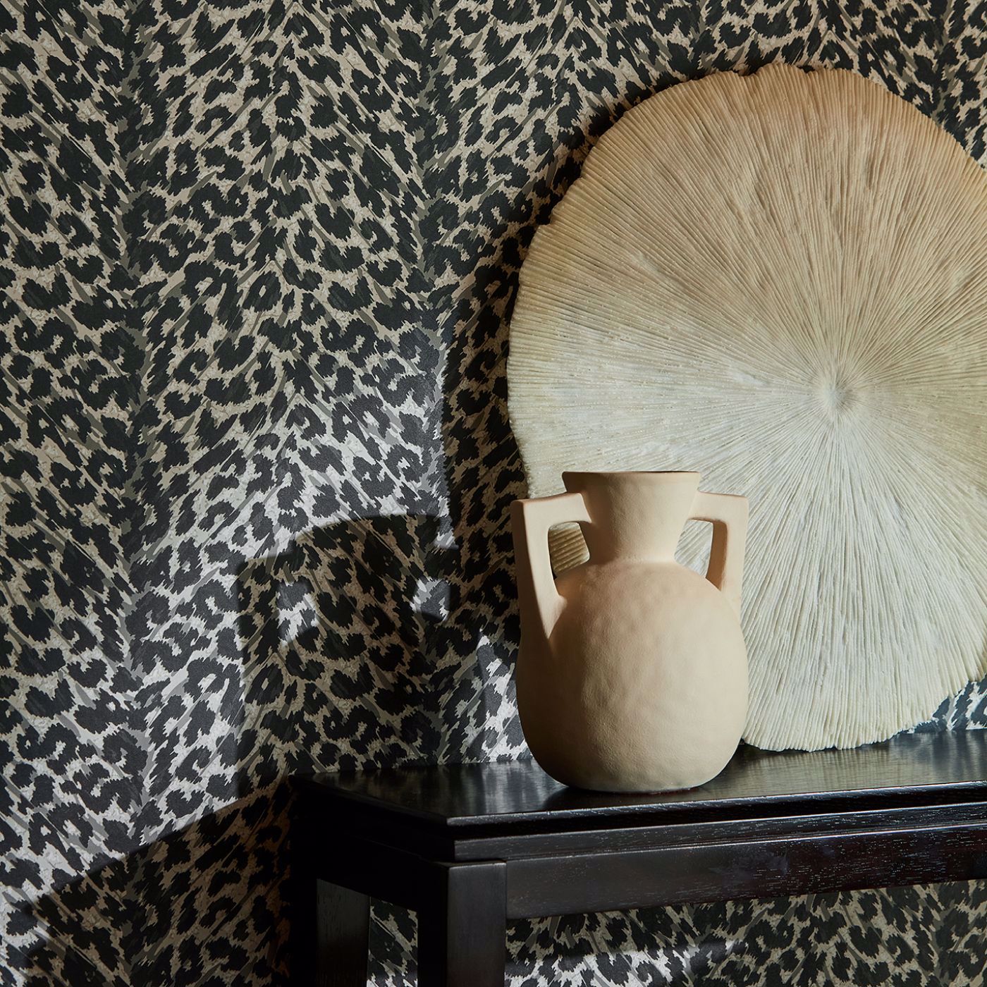 Pokot Wallpaper - Noir - Clarke & Clarke - W0190/04 - Premier Wallcovering