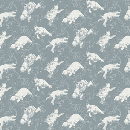 Polarn Wallpaper - Blue/White - Boråstapeter - 6292 - Premier Wallcovering