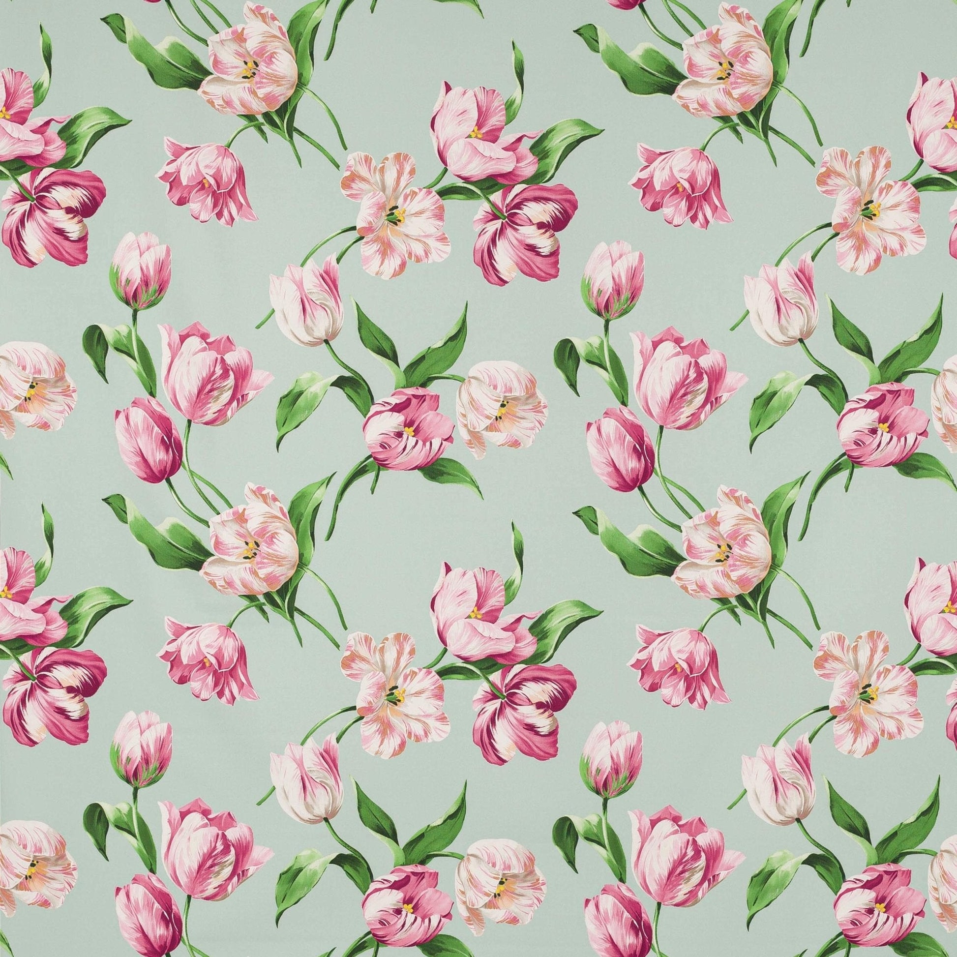 Polina Fabric - Azalee/Jade - Manuel Canovas - M4103-03 - Premier Wallcovering