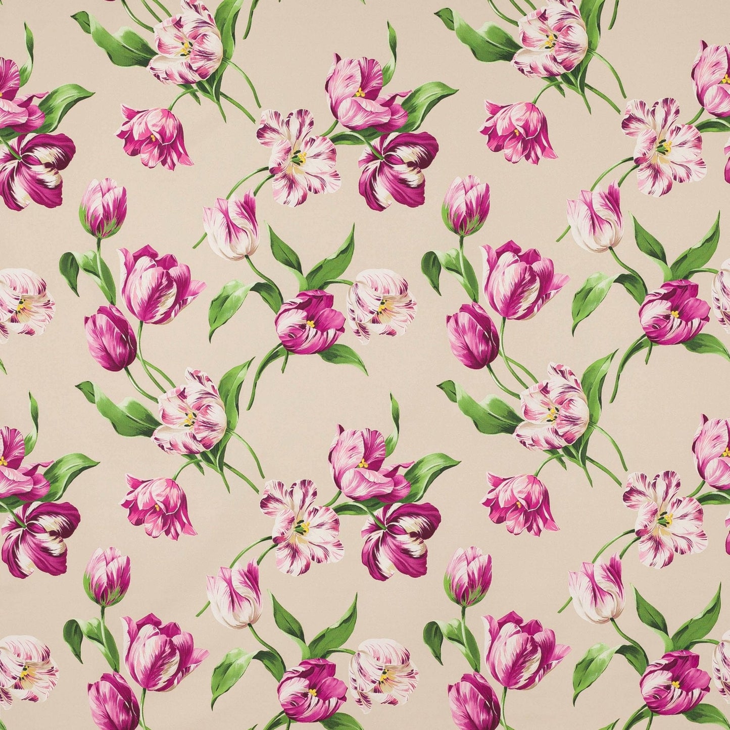 Polina Fabric - Fuchsia/Sable - Manuel Canovas - M4103-02 - Premier Wallcovering