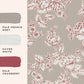 Pollington Roses Wallpaper - Dark Dove Grey - Laura Ashley - 127388 - Premier Wallcovering