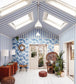 Polo Stripe Wallpaper - Hyacinth Blue & Cerulean - 110/1006 - Cole & Son - Premier Wallcovering