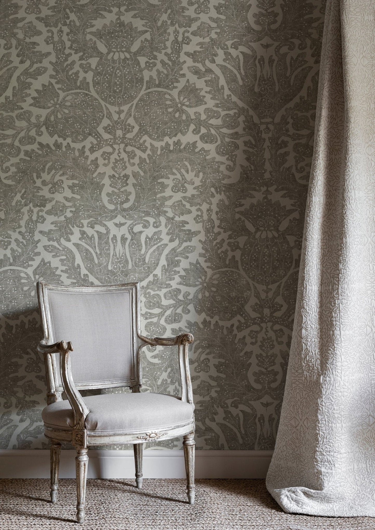 Pomegranate Fresco Wallpaper - Casement - Lewis & Wood - Premier Wallcovering
