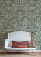 Pomegranate Wallpaper - Verdigris - Lewis & Wood - Premier Wallcovering