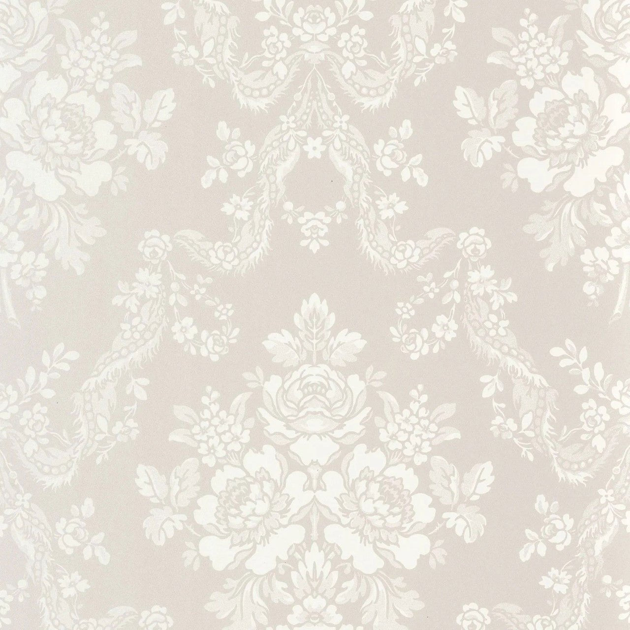 Pompadour Les Belles Toiles De Jouy Wallpaper - Gris Perle - Casadeco - 201749292 - Premier Wallcovering