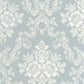 Pompadour Les Belles Toiles De Jouy Wallpaper - Bleu Doux - Casadeco - 201746336 - Premier Wallcovering