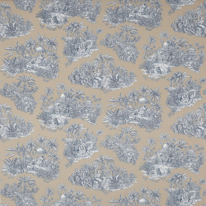 Pondichery Fabric - Taupe - Manuel Canovas - M4078-01 - Premier Wallcovering