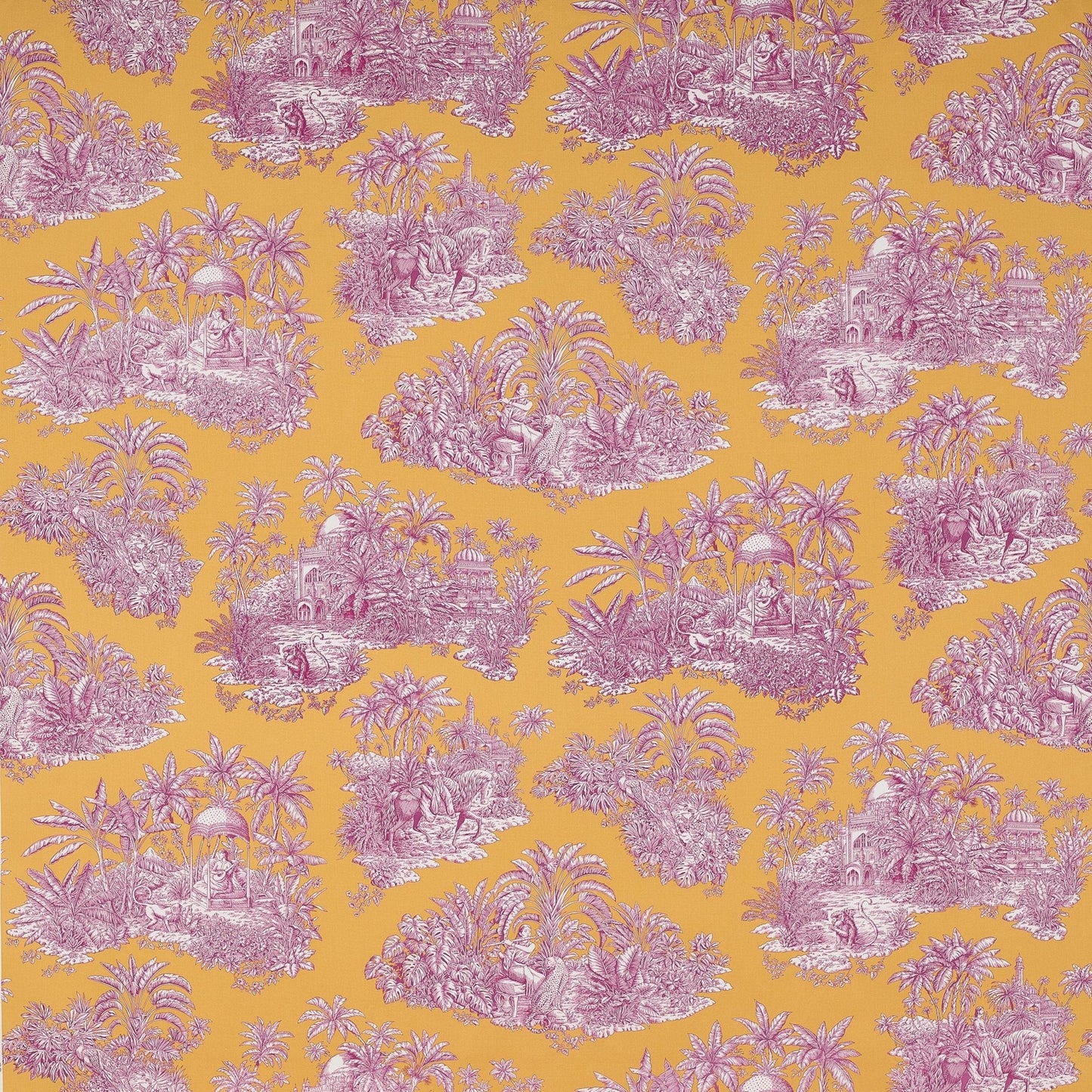 Pondichery Fabric - Or - Manuel Canovas - M4078-04 - Premier Wallcovering