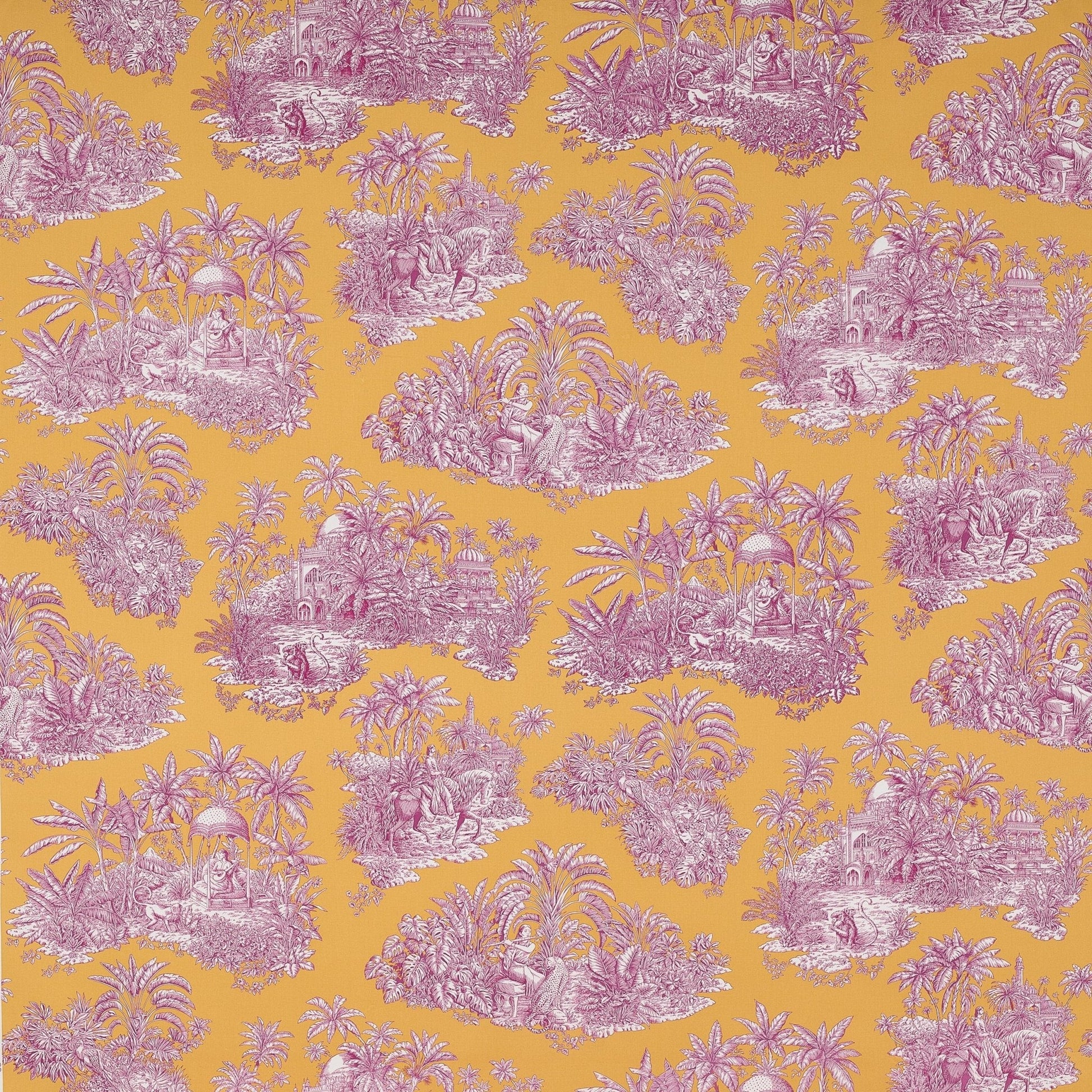 Pondichery Fabric - Or - Manuel Canovas - M4078-04 - Premier Wallcovering