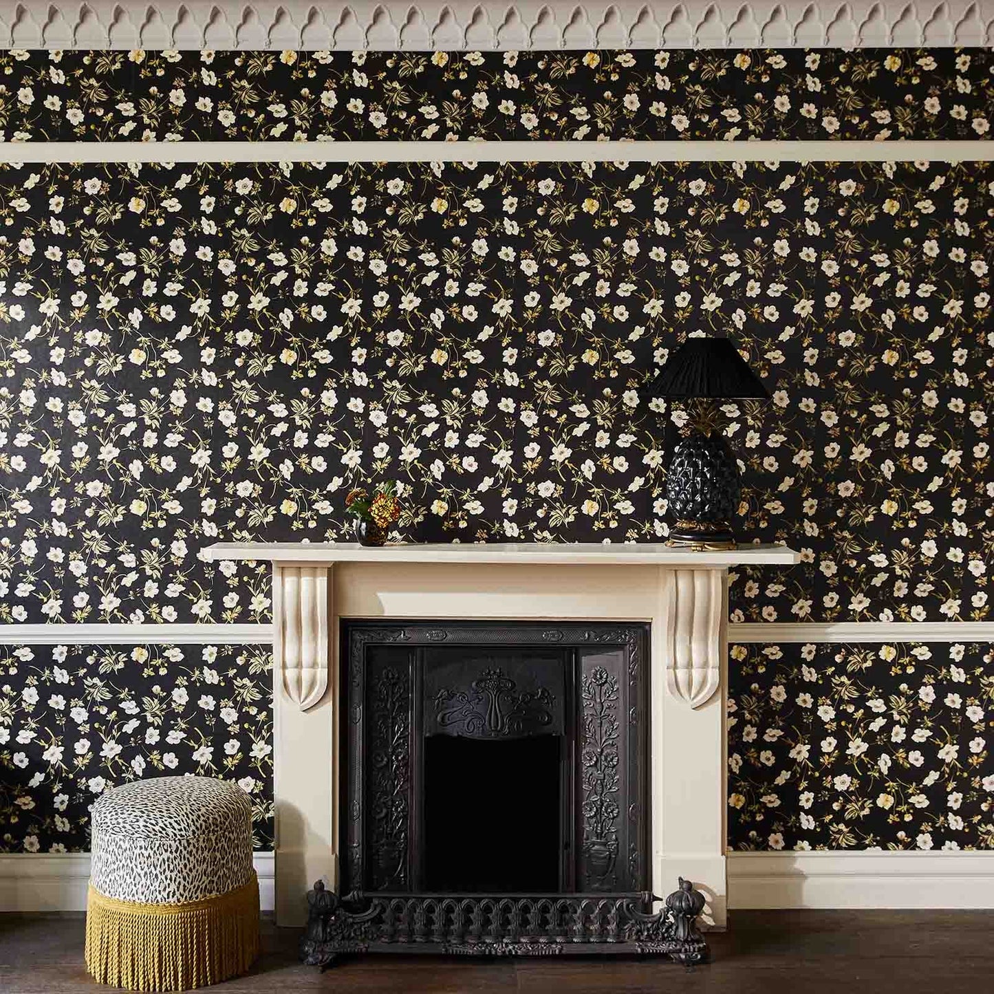 Poppium Wallpaper - Ebony - House of Hackney - 1-WA-POP-DI-BLK-XXX