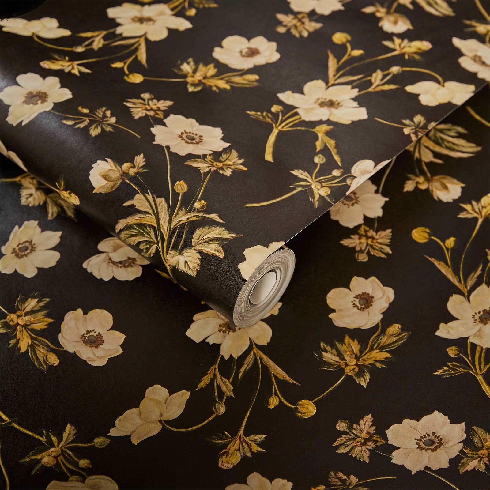 Poppium Wallpaper - Ebony - House of Hackney - 1-WA-POP-DI-BLK-XXX