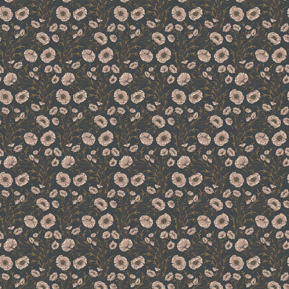 Poppy Flow Wallpaper - Ink - Boråstapeter - 2268 - Premier Wallcovering