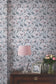 Portia Wallpaper - Pale Slate - Laura Ashley - 114909 - Premier Wallcovering