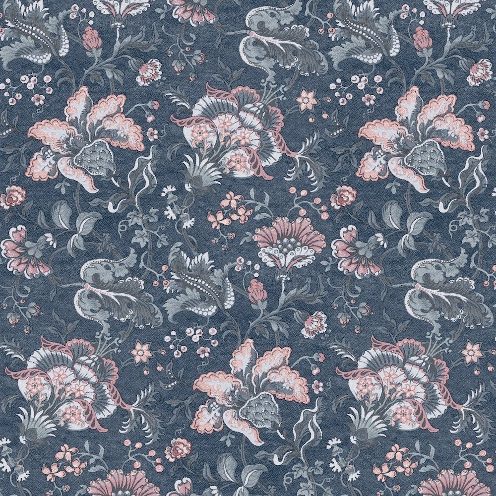 Portia Wallpaper - Dark Seaspray - Laura Ashley - 114908 - Premier Wallcovering