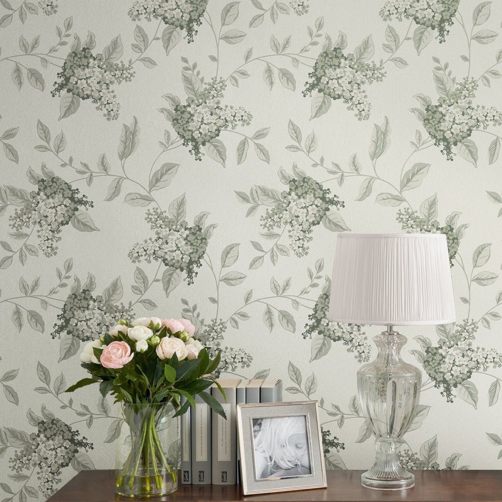 Portland Wallpaper - Fern - Laura Ashley - 127393 - Premier Wallcovering