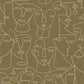 Portrait Gallery Wallpaper - Cognac - Casadeco - 86162106 - Premier Wallcovering