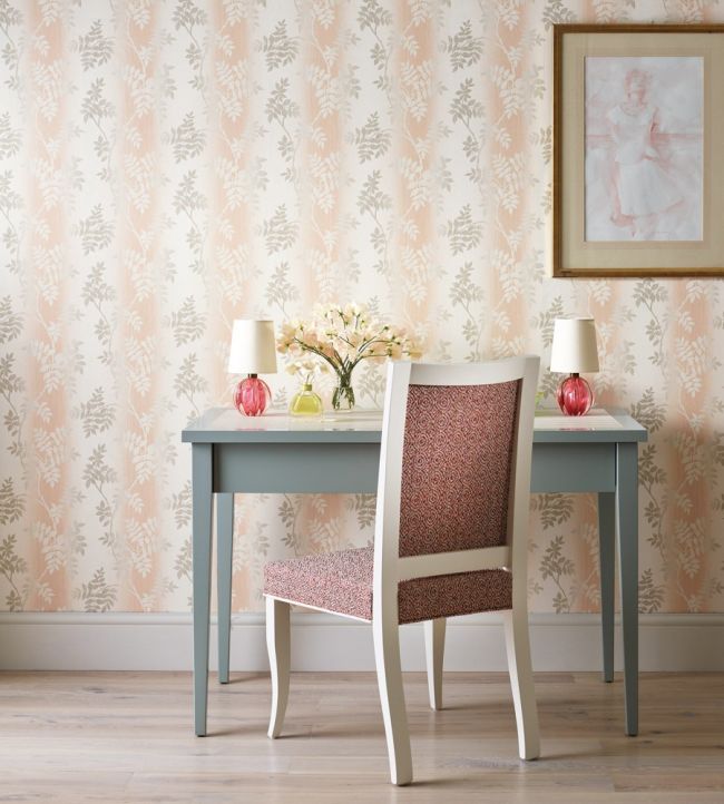 Posingford Wallpaper - Yellow/ Grey - Nina Campbell - NCW4394 - 02 - Premier Wallcovering