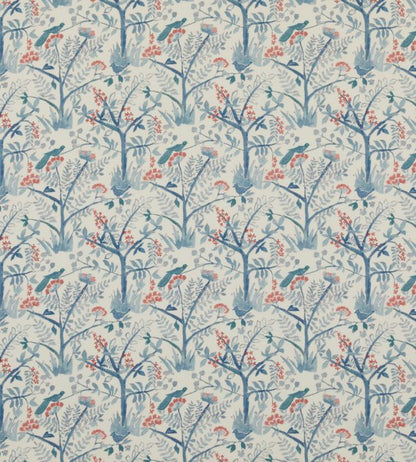 pp50502.1.0 - Lulworth Fabric - Blue/ Red - Baker Lifestyle