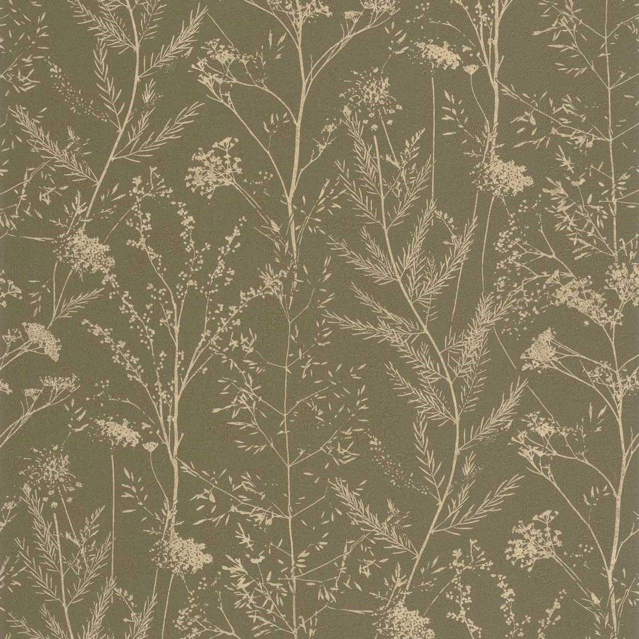 Prairie Sentier Des Dunes Wallpaper - Kaki - Casadeco - 200957853 - Premier Wallcovering