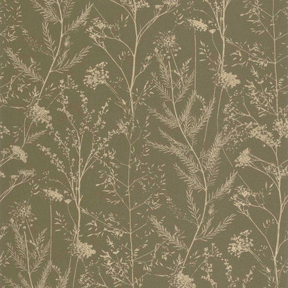 Prairie Sentier Des Dunes Wallpaper - Kaki - Casadeco - 200957853 - Premier Wallcovering