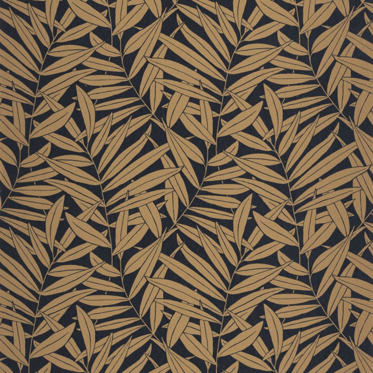 Preston Derby Wallpaper - Mordore Noir - Casadeco - 89312877 - Premier Wallcovering