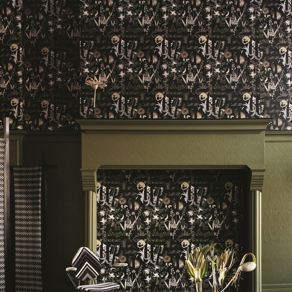 Primavera Labyrinthum Wallpaper - Roseau - Christian Lacroix - PCL7018/06 - Premier Wallcovering