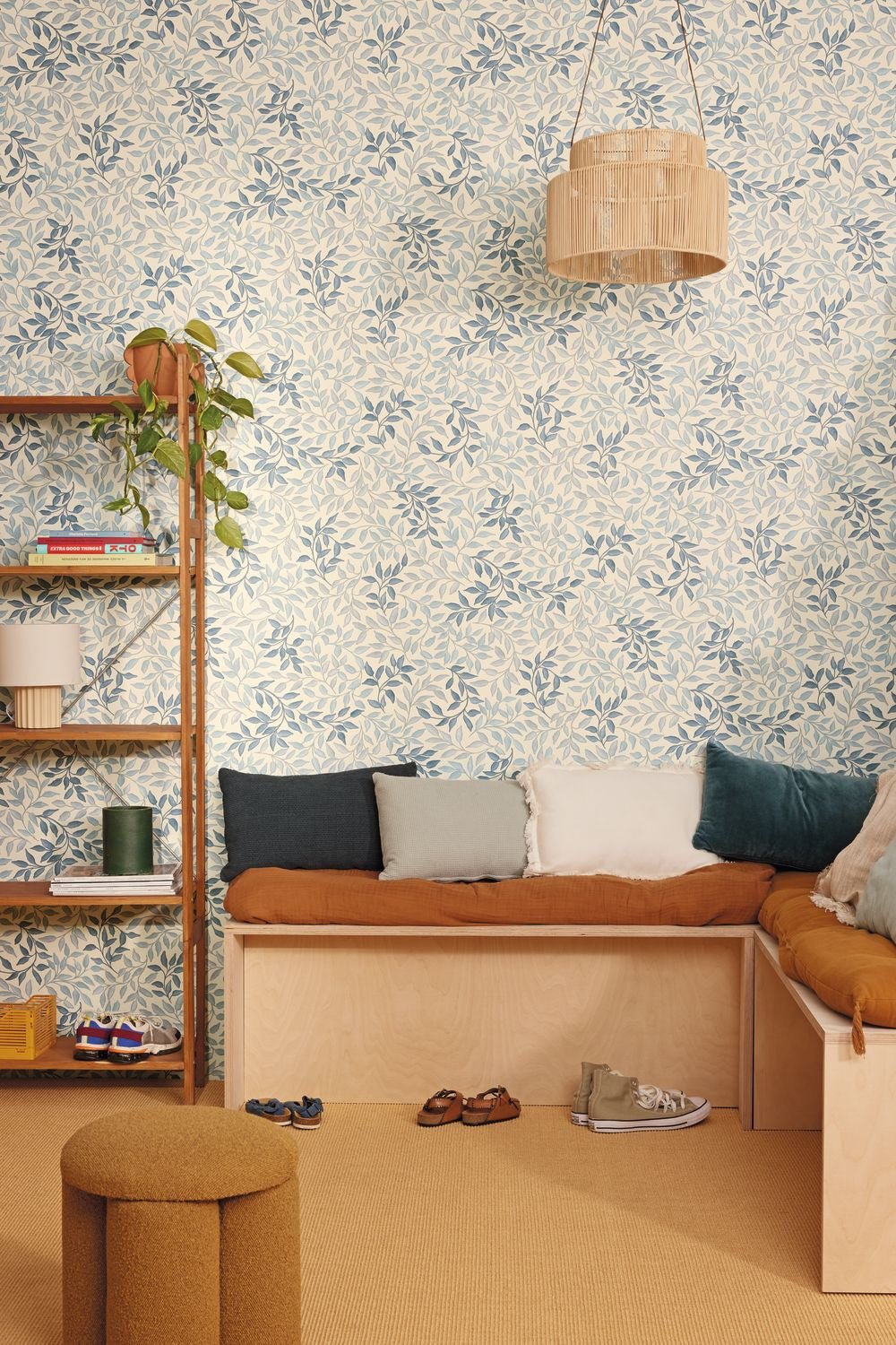 Printemps Wallpaper - Bleu - Caselio - 106116062