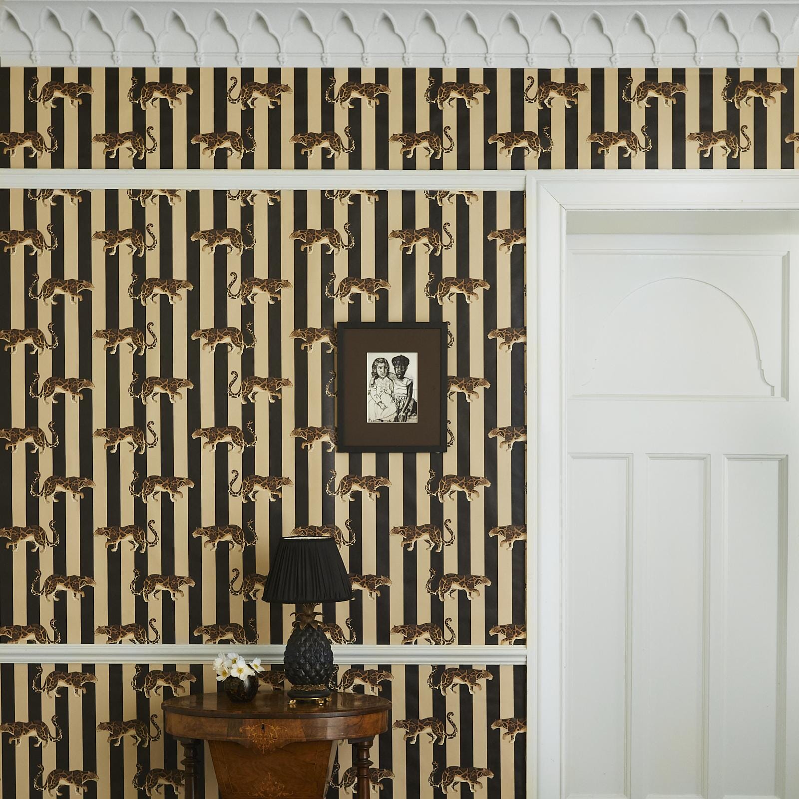 Prowl Wallpaper - Clay & Black - House of Hackney - 1-WA-PRO-DI-C&B-XXX