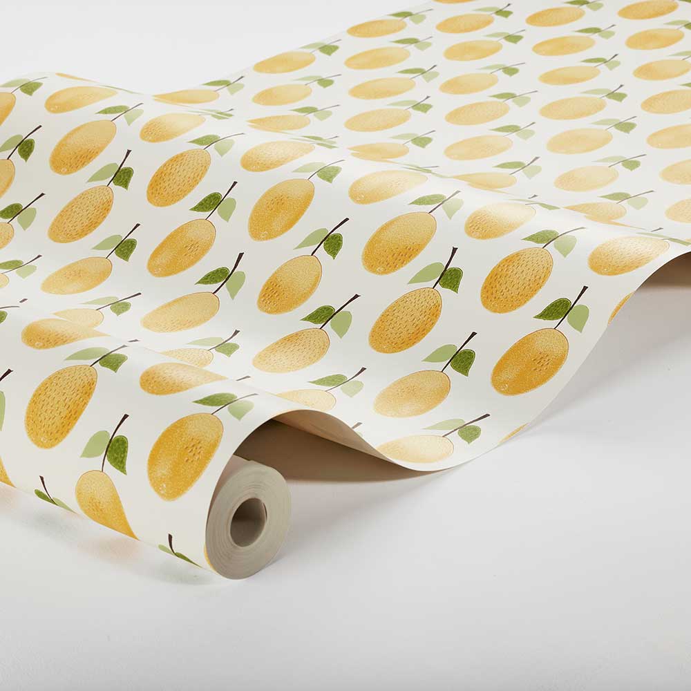 Prunus Wallpaper - Yellow - Boråstapeter - 1975 - Premier Wallcovering