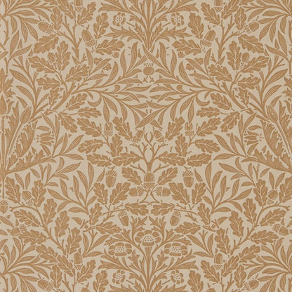 Pure Acorn Wallpaper - Gilver/Copper - Morris & Co - 216041 - Morris Wallpaper