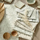 Pure Acorn Wide Width Fabric - Stone - Morris & Co - 227277 - Premier Wallcovering