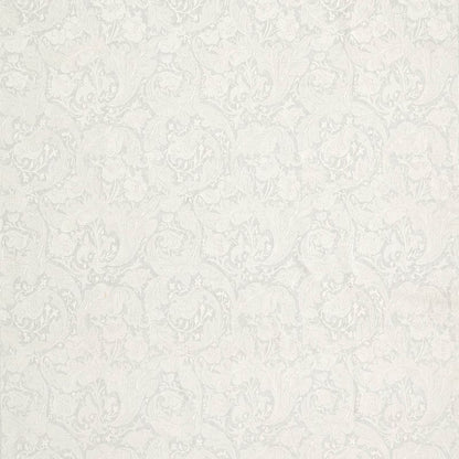 Pure Bachelors Button Embroidery Fabric - Grey Blue - Morris & Co - 236615 - Premier Wallcovering