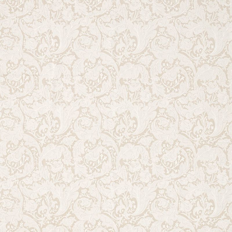 Pure Bachelors Button Embroidery Fabric - Flax - Morris & Co - 236617 - Premier Wallcovering