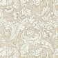 Pure Bachelors Button Wallpaper - Linen/Coral - 216051 - Morris & Co - Premier Wallcovering