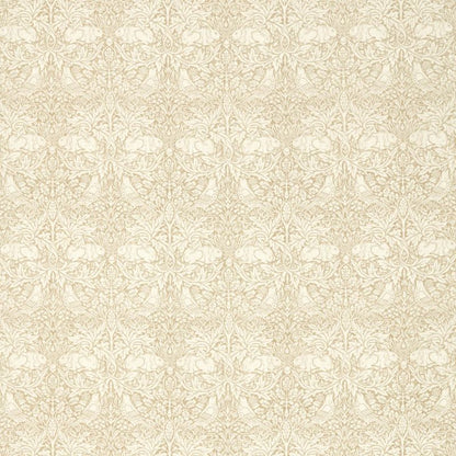 Pure Brer Rabbit Print Fabric - Flax - Morris & Co - 226477 - Premier Wallcovering