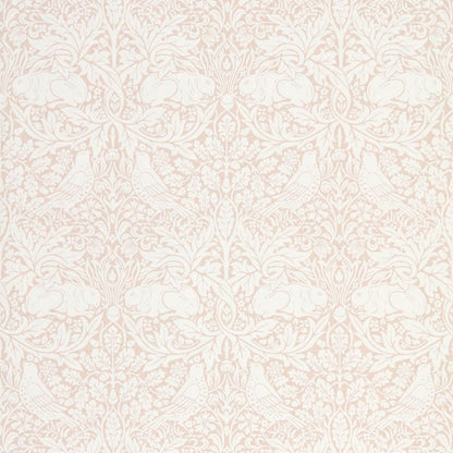 Pure Brer Rabbit Wallpaper - Faded Sea Pink - Morris & Co - 216533 - Morris Wallpaper