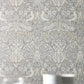 Pure Dove & Rose Wallpaper - White Clover - Morris & Co - 216521 - Morris Wallpaper