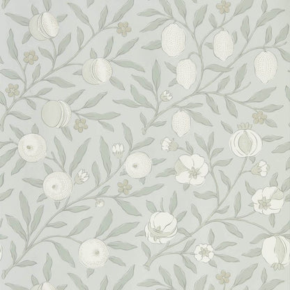 Pure Fruit Wallpaper - Grey Blue - 216540 - Morris & Co - Premier Wallcovering