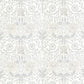 Pure Honeysuckle & Tulip Embroidery Fabric - Lightish Grey - Morris & Co - 236650 - Premier Wallcovering