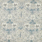 Pure Honeysuckle & Tulip Wide Width Fabric - Mineral Blue/Cream - Morris & Co - 227290 - Premier Wallcovering